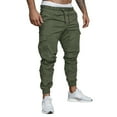 thumbnail image 1 of ZZHZGZ Sweatpants for Men Modern Fit Pants with Zipper Fly and Cargo Pockets S, 1 of 6