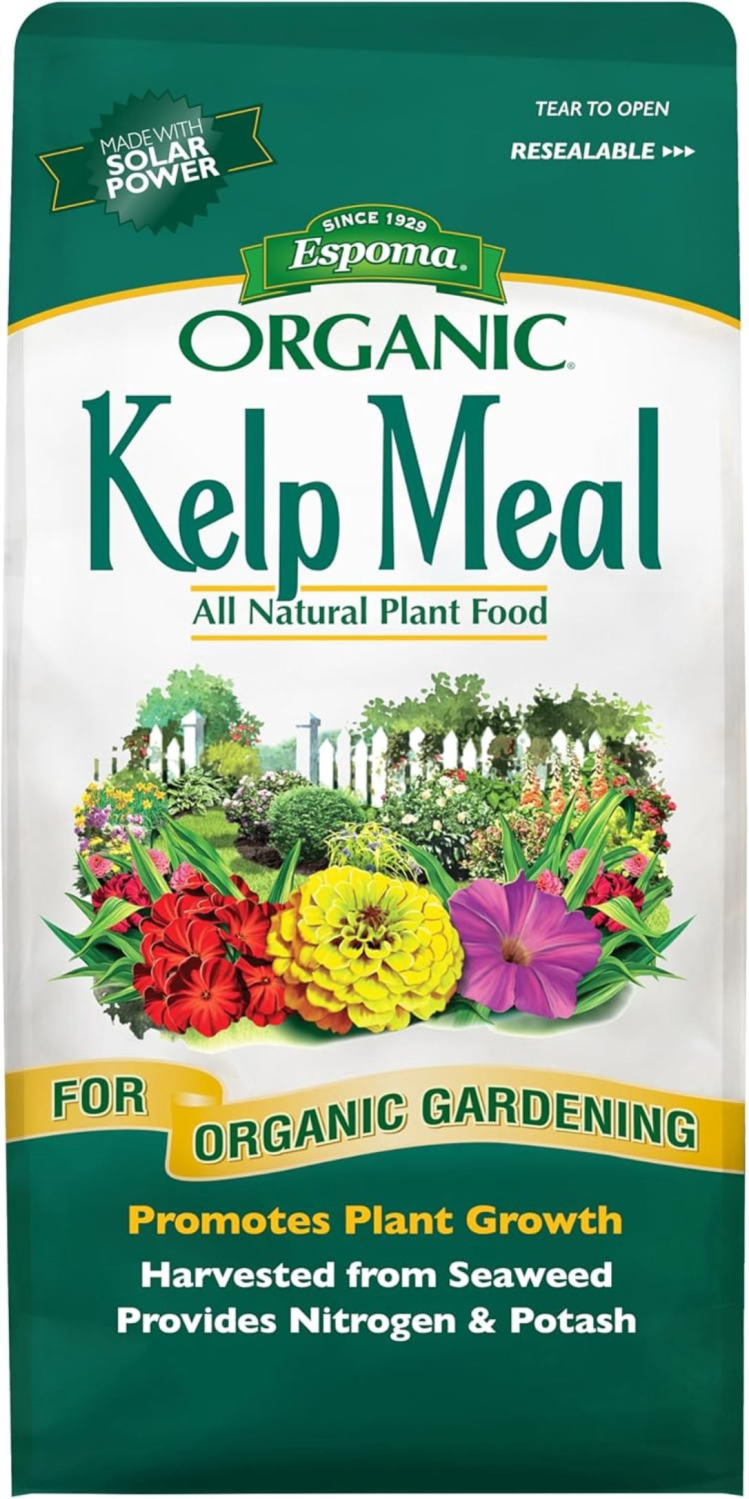 Organic Kelp Meal Fertilizer - 25 Lb Bag By Thorvin, All-Natural Seaweed For Garden 9 thumbnail image