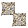 ZZMCR Hydrangea Garden45 2PCS Pillow Covers, Plush Pillow Case, Throw