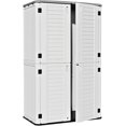 thumbnail image 1 of ZZMTIME Large 52 Cu.ft Waterproof Storage Shed, Outdoor Storage Cabinet，Durable Resin Storage for Patio Furniture, Garden Tools, Pool Accessories, Mower Storage (White), 1 of 6
