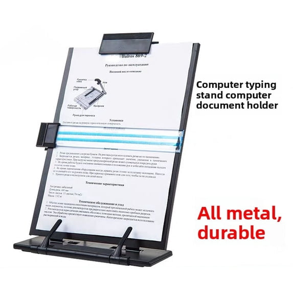ZZR New 785 Document Stand Bank Computer Bookshelf Typing Stand Student Reading Stand Adjustable Office Supplies