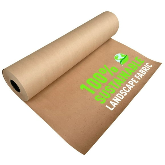 ZZSP Biodegradable Landscape Fabric - Garden Paper for Weeds - Paper Mulch Rolls - Made in America (3 ft x 50 ft, 1)