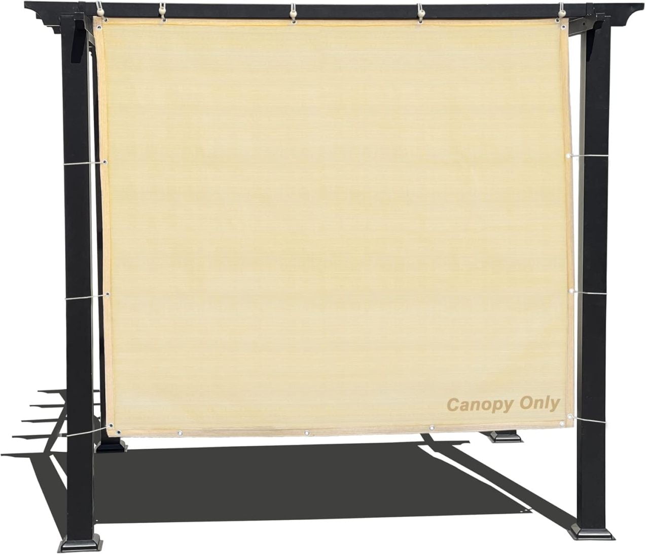 ZZSP Sun Shade Panel Privacy Screen with Grommets on 4 Sides for