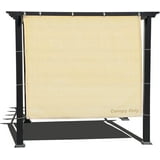 ZZSP Sun Shade Panel Privacy Screen with Grommets on 4 Sides for