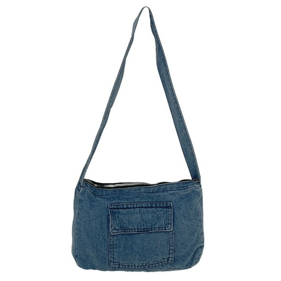 COBBEKO Women's Crossbody Handbag Casual Style Denim Shoulder Bag Simple Hobo Tote Bags