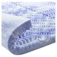 ZZYY 2 Inch 7Zone Memory Foam Mattress Topper, Cooling Gel Infused