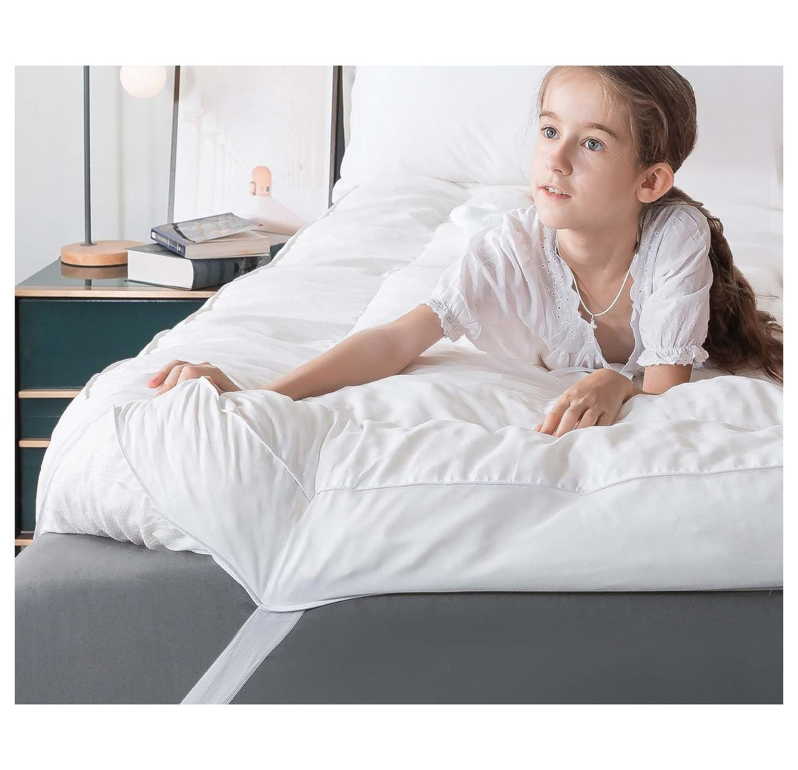 ZZYY 5 Inch Memory Foam Mattress Topper Size, 100% Cotton Cover Breathable Fluffy Shredded Memory Foam Filled Pillow Top, Anti-Slip Bottom, 4 Anchor Elastic Bands, 75x39x5 Inch - Walmart.com ZZYY 5 Inch Memory Foam Mattress Topper Size, 100% Cotton Cover Breathable Fluffy Shredded Memory Foam Filled Pillow Top, Anti-Slip Bottom, 4 Anchor Elastic Bands, 75x39x5 Inch - Walmart.com