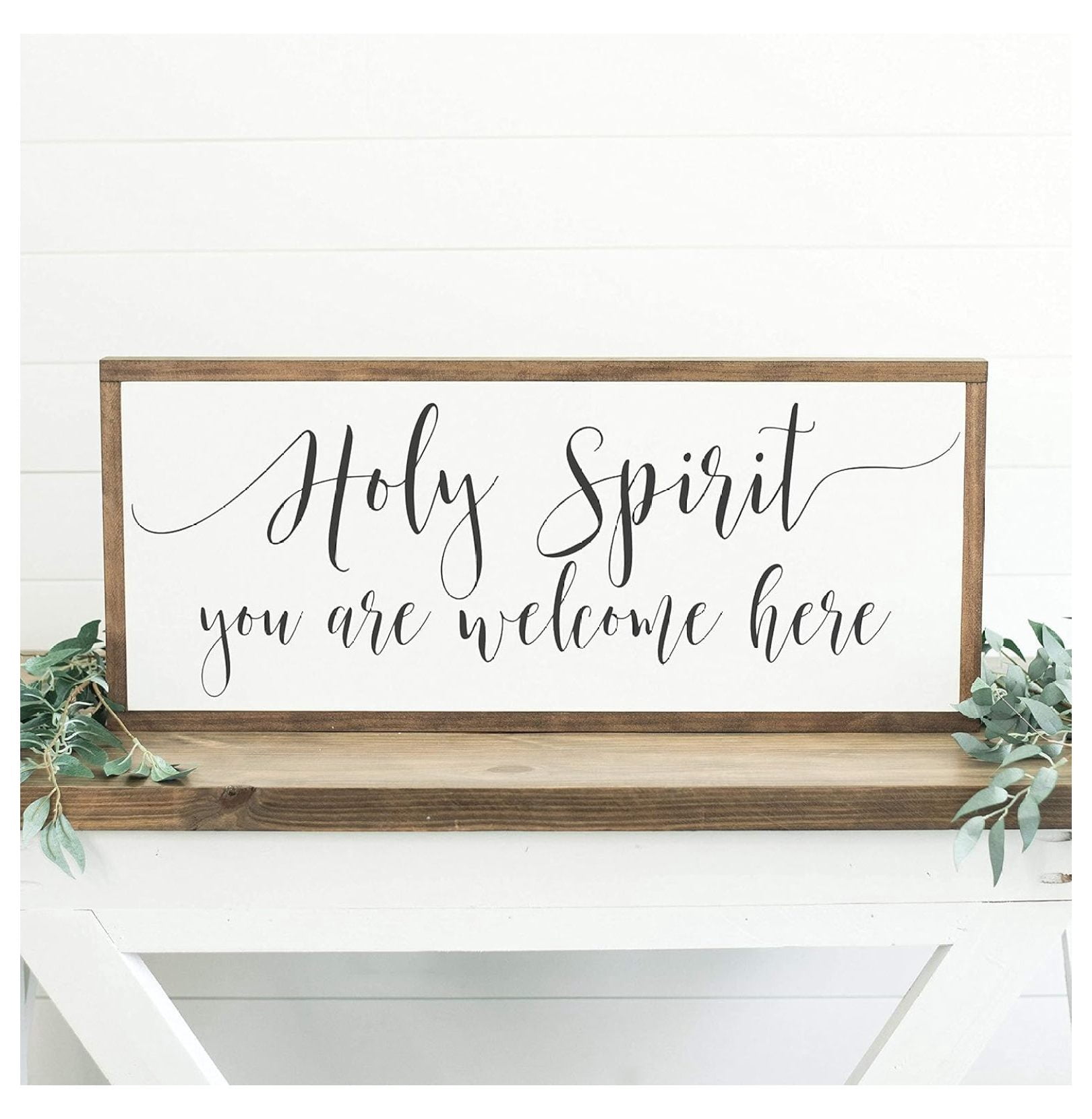 ZZYY Holy Spirit You are Welcome Here Sign Holy Spirit Sign Framed Wood ...