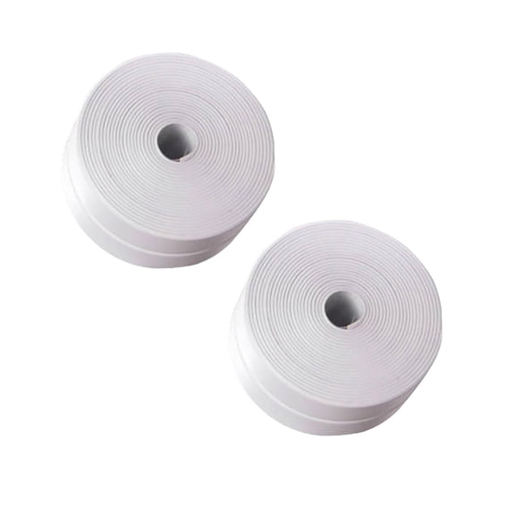 ZZYuan 2PCS Kitchen Seam Stickers SelfAdhesive Tape Sticker Countertop Toilet Bathroom Sealing Strip Tape