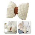 thumbnail image 1 of ZZYuan Big Clearance Bow Pillow Cute Bow Shaped Pillows Lumbar Pillow Home Decorative Bowknot Throw Pillow Cushion for Sofa Couch Bed Living Room Bedroom Car Backrest Cushion New!, 1 of 9