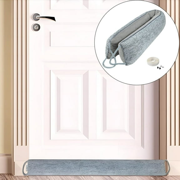ZZYuan Big Clearance Marwood Under Door Stopper 30 Inch Wind Stopper for Door & Window Weighted French Air Stopper Front Door Noise for Bottom Of Door with Hanging Loops New!