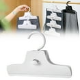 thumbnail image 1 of ZZYuan Big Clearance Plastic Hanger Adjustable Clip Pants Clothes Clip Large Drying Clothes Hook Clip Hanger Pants Pants Skirts Jeans Plastic New!, 1 of 9