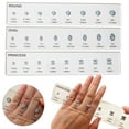 thumbnail image 1 of ZZYuan Big Clearance Size Shape Sizer Kit – Engagement Ring Size Comparison Tool for Round Oval Shape New!, 1 of 6