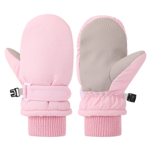ZZYuan Big Clearance Toddler Mittens Kids Winter Ski Gloves Fleece Lined Thickened for Boys Girls Baby Warm Mittens for Cold Weather Activities