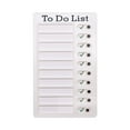 thumbnail image 1 of ZZYuan Chore Chart for Adults Boards To Do List RV Checklist Board Portable Chores Chart for Multiple Kids Detachable Plastic DIY Message Home Travel Planning Reminder Chart School Supplies, 1 of 9