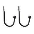 thumbnail image 1 of ZZYuan on Clearance Brass Curtain Holdbacks 2 Pack Metal Curtain Tiebacks Wall Mounted Decorative Drapery Wall Hooks with Hardware Curtain Pull Back Hooks Window Side Holders for Drapes, 1 of 8