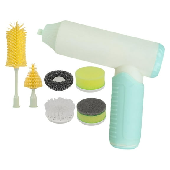 ZZYuan Huge SALE! Cordless Cleaning Brush Rechargeable Bathtub Scrubber | Handheld Cup Washing Brush Automatic for Home Kitchen Pots Living Room Shower Bathroom Commercial Window Electrical Tools