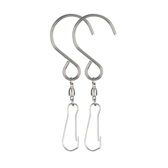 ZZYuan Wind Spinner Swivel Hooks Clips for Hanging Wind Spinners Chimes Crystal Twisters Garden Bells Party Supply - New Arrivals