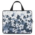 ZZZHY Flower Silhouette Camouflage148 Laptop Carrying Case, Waterproof