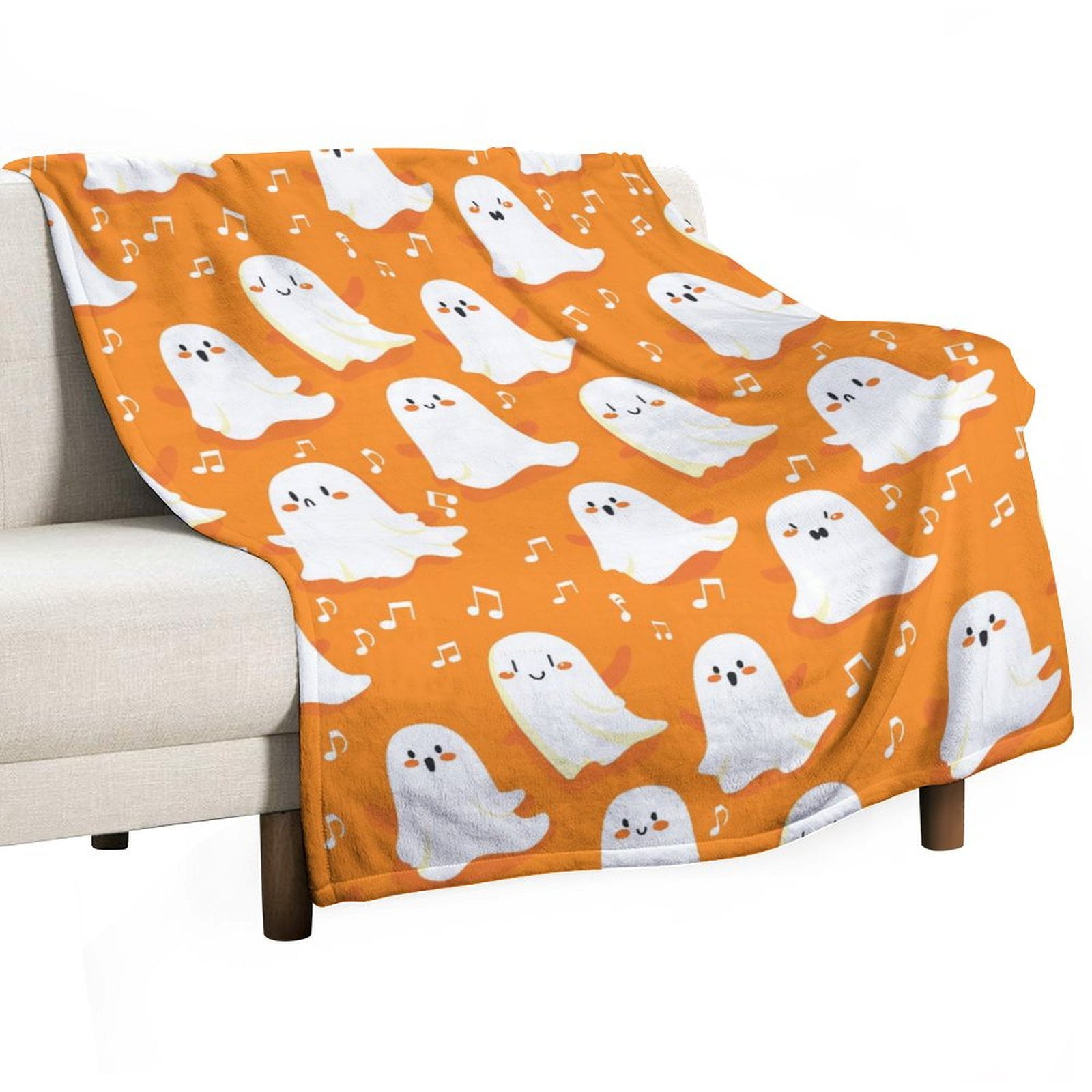 ZZZHY Halloween Ghosts Note Decorations134 Throw Blanket, Soft Fuzzy