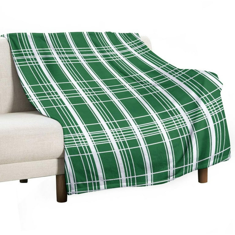 ZZZHY Kelly Green Plaid 439 Throw Blanket Soft Fuzzy Throw Blanket Fluffy Throw Blanket Cozy Oversized Throw Blanket for Couch Bed Outdoor Walmart