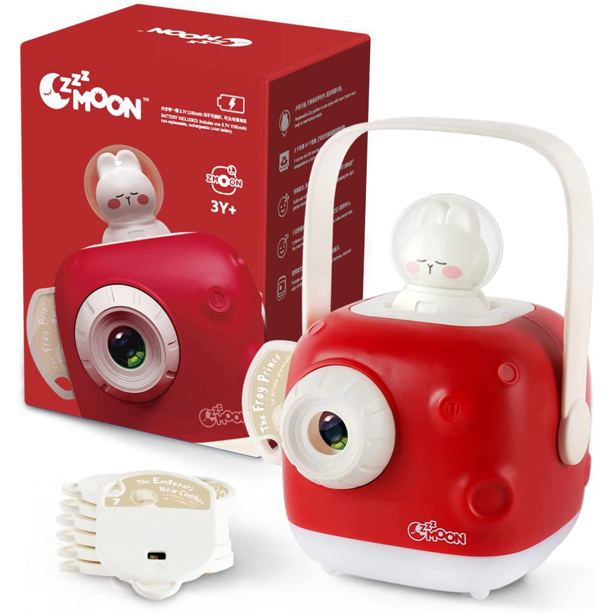 ZZZMOON Portable Education Toy Kids projector 3 4 Year Old Boy Birthday