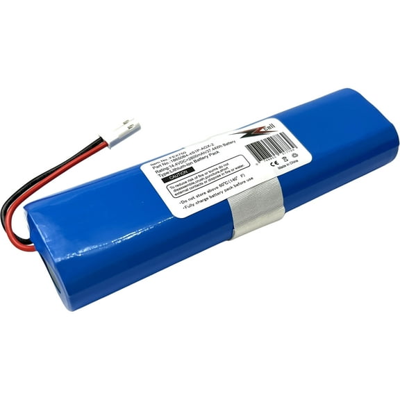 ZZcell Battery Replacement for ILIFE V3s Pro Only, V5s Pro Only, V50, V8s, X750,18650B4-4S1P-AGX-2, SUN-INTE-202 Robotic Vacuum 14.4v 2600mAh