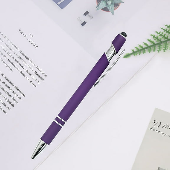 ZZkhGO 10-Pack Aluminum Stylus Pen, Bulk Touchscreen Ballpoint Pens, Smooth Writing Pen Set for Corporate Promotion Event
