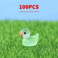 thumbnail image 1 of ZZkhGO 100 Pcs Luminous Duckling Figurines, Colorful Resin Mini Statues, Glow in Dark Garden Decor for Party DIY Craft, 1 of 4