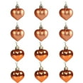 thumbnail image 1 of ZZkhGO 12PCS Heart Shaped Christmas Baubles, Matte Glossy Heart Ornaments, Valentine Wedding Anniversary Tree Decorations, 1 of 1