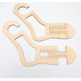 thumbnail image 1 of ZZkhGO 2 Pack Wooden Sock Blockers, Knitting Crochet Sock Drying Forms, Adult Size Sock Shapers for Handmade Crafts, 1 of 2