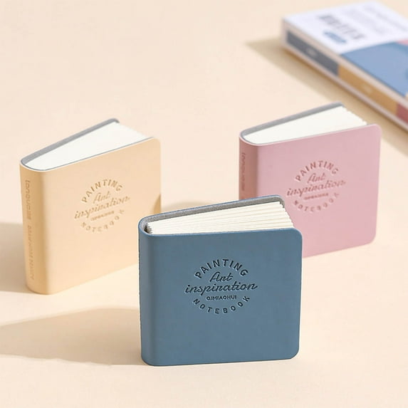 ZZkhGO 3-Pack Pocket Watercolor Sketchbook, Mini Hardcover Art Journal, 300GSM Paper Notebook for Painting Drawing Outdoor Travel