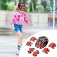 thumbnail image 1 of ZZkhGO 7Pcs Children Protective Gear Set, Kids Helmet Knee Elbow Pads for Cycling Skate Bike, Breathable Secure Pads for Biking Skateboarding Roller Skating, 1 of 5
