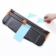 thumbnail image 1 of ZZkhGO A4 Plastic Base Paper Cutter Trimmer, Replaceable Blade Sheet Cutter Tool, Portable Desktop Trimmer for Home Craft Photos Cards, 1 of 5