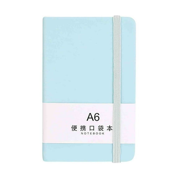 ZZkhGO A6 Horizontal Notebook Notepad, Compact Pocket-Sized Writing Pad, Thick Paper Journal for Daily Notes Idea Recording