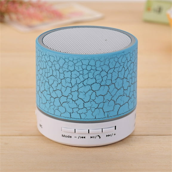 ZZkhGO A9 Mini Wireless Bluetooth Speaker, Portable LED Night Light Speaker with TF Card USB FM Radio, Cool Multifunctional Audio Speaker for Desk Music Playing Hands-Free Calls