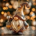 thumbnail image 1 of ZZkhGO Acrylic Christmas Gnome Collection, Handcrafted Tree Ornaments, Festive Holiday Decor Set, 1 of 1