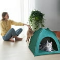 thumbnail image 1 of ZZkhGO All Season Pet Tent for Cats Dogs, Breathable Foldable Kitty House with Mat, Portable Bed for Indoor Outdoor, 1 of 6