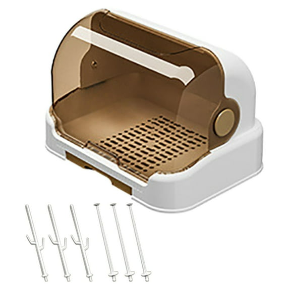 ZZkhGO Baby Bottle Drying Rack, Countertop Organizer with Removable Drip Tray, Bottle Sterilizer Storage for Nursing Accessories