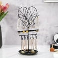 thumbnail image 1 of ZZkhGO Butterflies Jewelry Display Rack, Hanging Vertical Earring Holder, Bracelet Necklace Organizer for Vanity Storage, 1 of 6