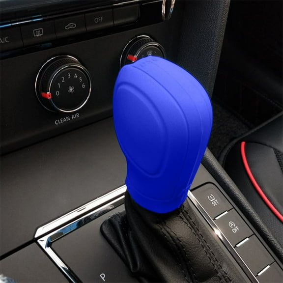 ZZkhGO Car Gear Shifter Knob Cover, Elastic Automatic Shifter Protector, Universal Anti Slip Knob Cover Accessory