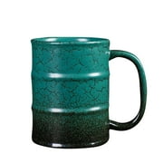 ZZkhGO Ceramic Large Coffee Mug, Glazed Drinking Cup with Handle, Microwave Safe Mug for Home Bar