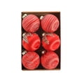 thumbnail image 1 of ZZkhGO Christmas Tree Ornaments, 6pc Hanging Decorations Set, Colorful Shatterproof Christmas Balls for Holiday Tree Wreath Garland, 1 of 2