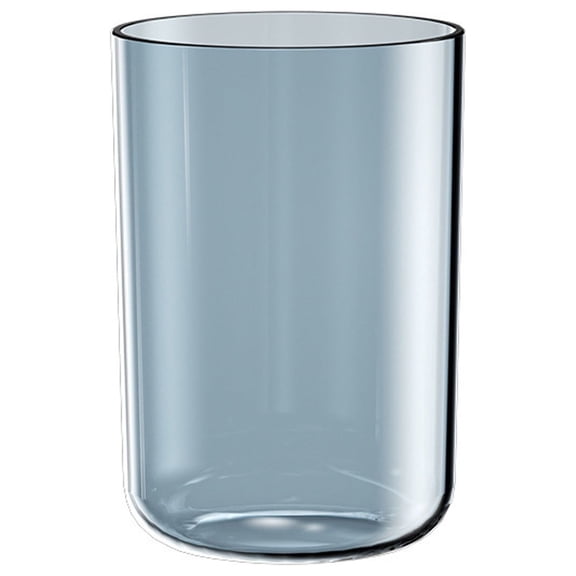 ZZkhGO Clear Plastic Mouthwash Cup Set, Food Grade 290ml Couple Toothbrush Holder, Stackable Transparent Washing Cup for Children Bathroom Home Hotel, Blue