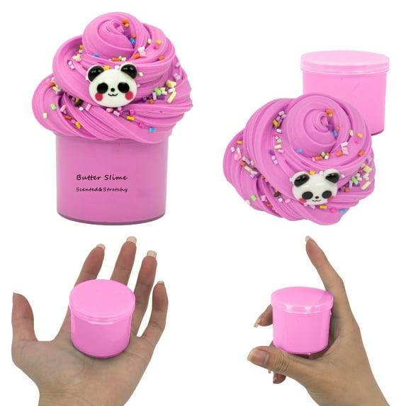 ZZkhGO Cloud Clay Toy, 70ml Furry Butter Colored Slime, Non-Settling Stretch DIY Craft Kit