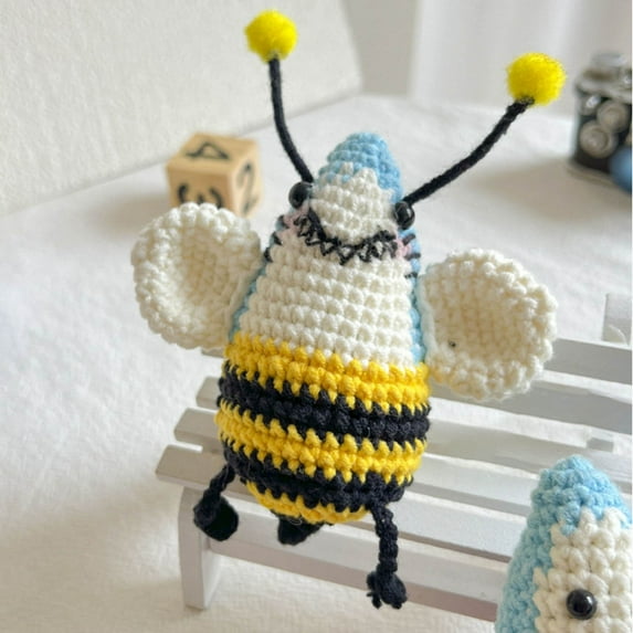 ZZkhGO DIY Crochet Kit, Beginner Crochet Set, Complete Easy Learn Craft Kit for Adults Kids Home Craft