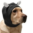 thumbnail image 1 of ZZkhGO Dog Ear Muffs Hood, Noise Protection Winter Warm Hat, Anxiety Relief Knitted Hood for Large Dogs, 1 of 3