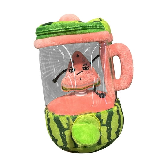 ZZkhGO Drawstring Spinning Fruit Juicer Toy, Pull String Rotating Figurine Toy, Watermelon Banana Orange Toy for Kids Play Gift