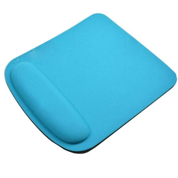 ZZkhGO Ergonomic Gel Wrist Support Mouse Pad, Non-Slip Gaming Mouse Mat with Comfort Cushion, Accurate Tracking Mousepad for Computer Laptop Office Work, Light Blue