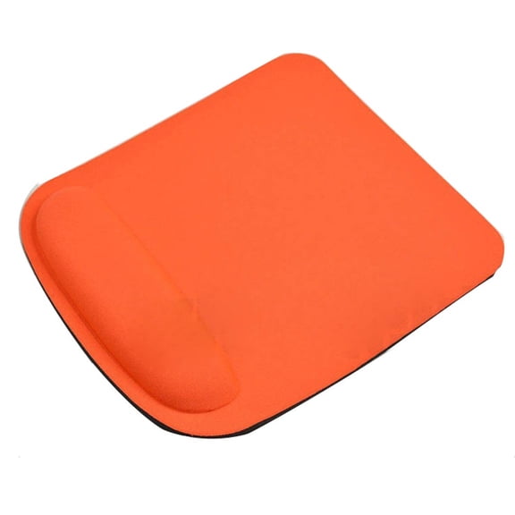 ZZkhGO Ergonomic Gel Wrist Support Mouse Pad, Non-Slip Gaming Mouse Mat with Comfort Cushion, Accurate Tracking Mousepad for Computer Laptop Office Work, Orange
